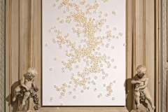 Memory,  crochet daises, 2017